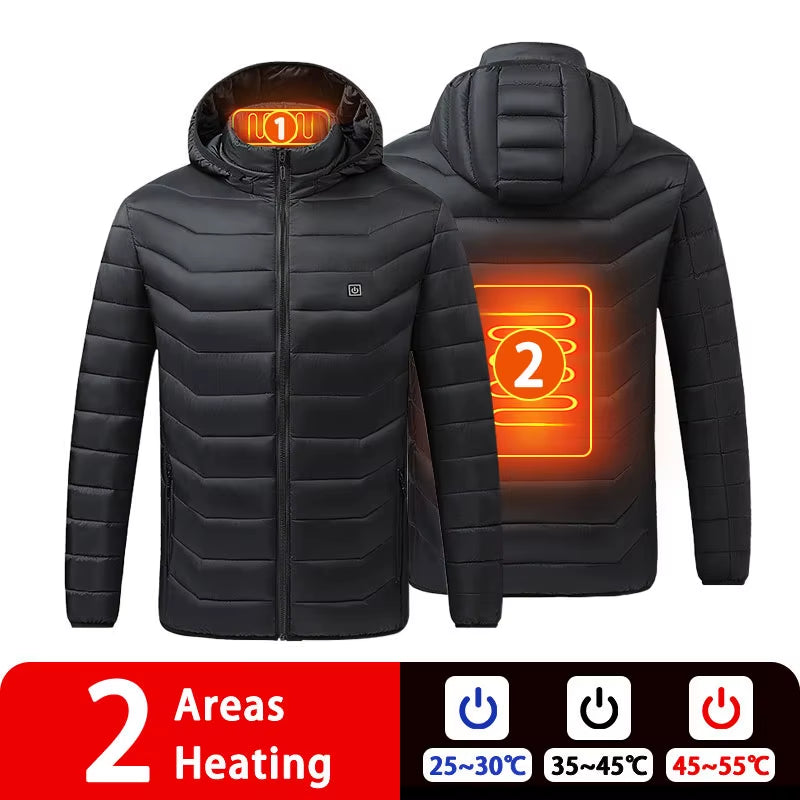 Ultimate 9-Zone Heated Jacket: Stay Warm This Winter with Our Unisex USB Heating Vest for Outdoor Adventures