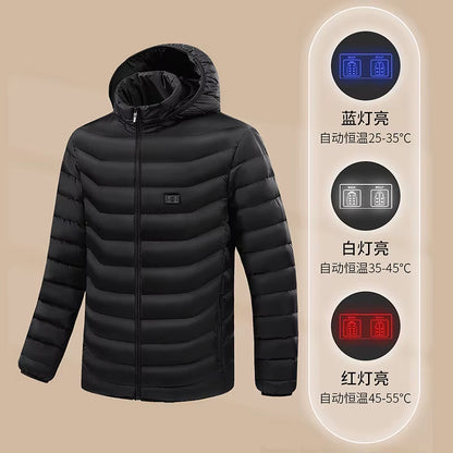 Ultimate 9-Zone Heated Jacket: Stay Warm This Winter with Our Unisex USB Heating Vest for Outdoor Adventures